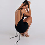Women Dresses Summer Sexy Backless Sheath Dress