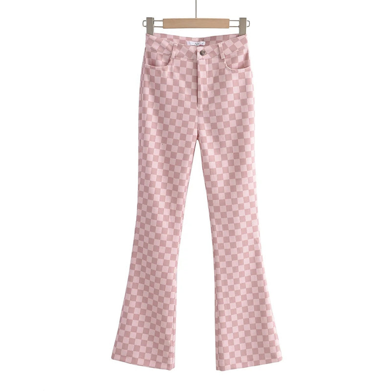 Women Sweatpants Bell-Bottom Pants Slim Fit Casual Pants