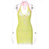 Women Dresses Spring Backless Sheath Dress