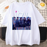 20242024 New Fashion Korean Graphic Printed T-Shirt Women's