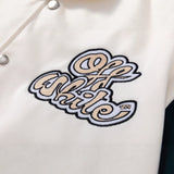 Off white jacket spring & fall style outwear for men and women