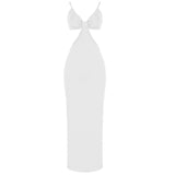 Women Dresses Bandage Dress Sling Waist-Baring Dress Evening Party (Ont0408)