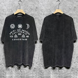 Amiri T-shirt Washed and Worn Retro Short Sleeve T-shirt