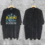 Amiri T-shirt Washed and Worn Retro Short Sleeve T-shirt