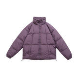 Unisex Winter Cotton Coat Stand-up Collar down Jacket