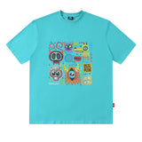 Men T Shirt Hip Hop Retro Couple Short Sleeve T-shirt