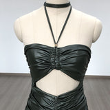 Women's Evening Dress Sexy Backless Sheath Skirt