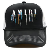 Amiri Hat Summer Cap Outdoor Mesh Cap Alphabet Print Baseball Cap