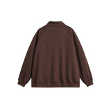 Unisex Jacket Vintage Sports Loose Stand Collar Jacket