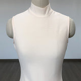Women's Evening Dress Vest Dress Sleeveless Sheath Half Turtleneck Slim Fit Bandage One-Piece Dress Dress