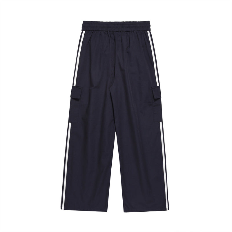 Men Sweatpants Side Stripes Stitching Exercise Casual Pants