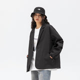 Unisex Jacket Vintage Overalls Jacket Men's and Women's Casual Suit Baggy Coat