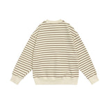 Unisex Hoodie Autumn Striped Printed Sweater