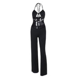 Women Tops Summer Lace Jumpsuit Sexy Slim Jumpsuit