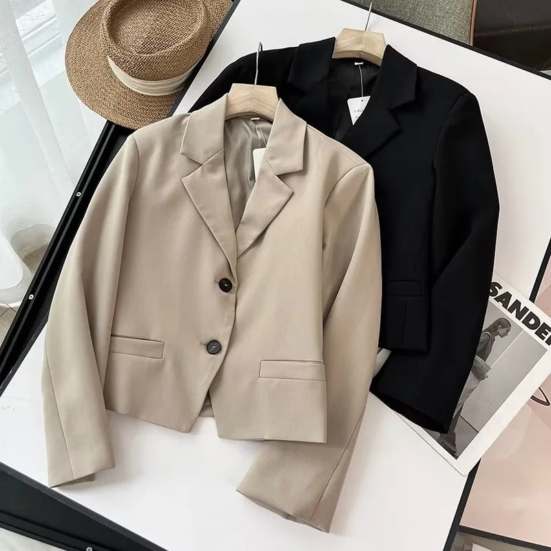 Women Suits Fall Casual Suit Jacket Long Sleeve Cardigan Top