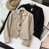 Women Suits Fall Casual Suit Jacket Long Sleeve Cardigan Top
