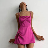 Women Dresses Spring Sexy Suspenders Dress (Bla0420)