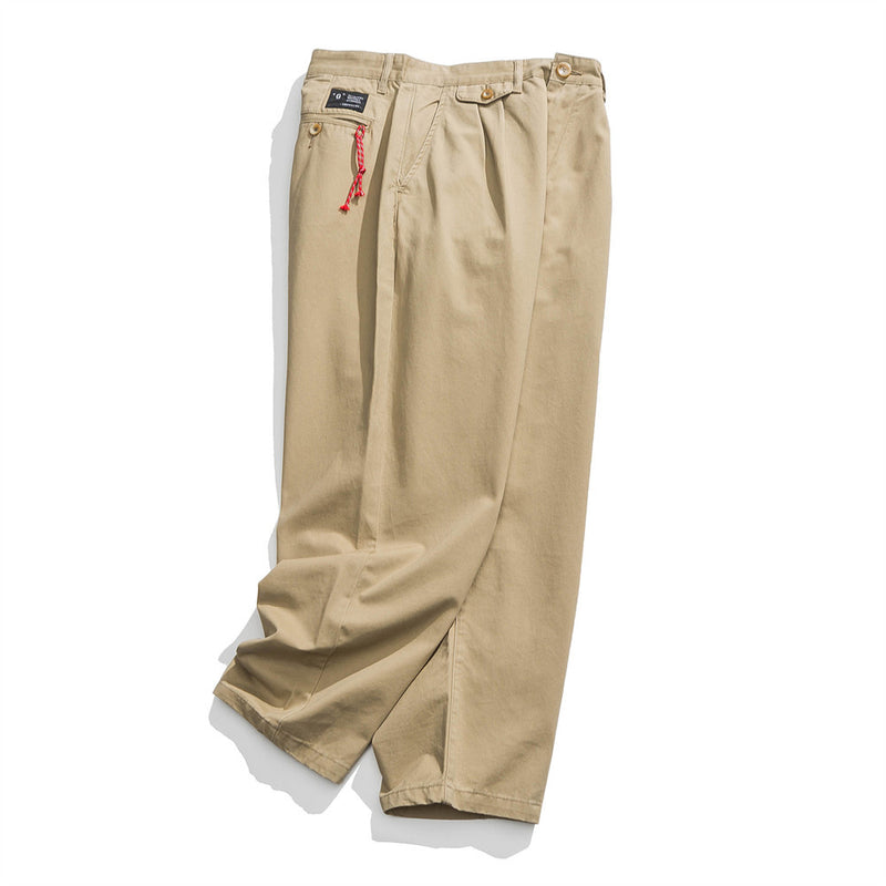 Men Sweatpants Casual Trousers Men Loose Wide Leg Solid Color Overalls