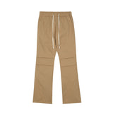 Women Sweatpants Retro Casual Pants Men's and Women's Baggy Pants Solid Color Trousers
