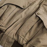 Unisex Winter Cotton Coat Corduroy Lapel Cotton-Padded Coat Vintage Loose Cotton Coat