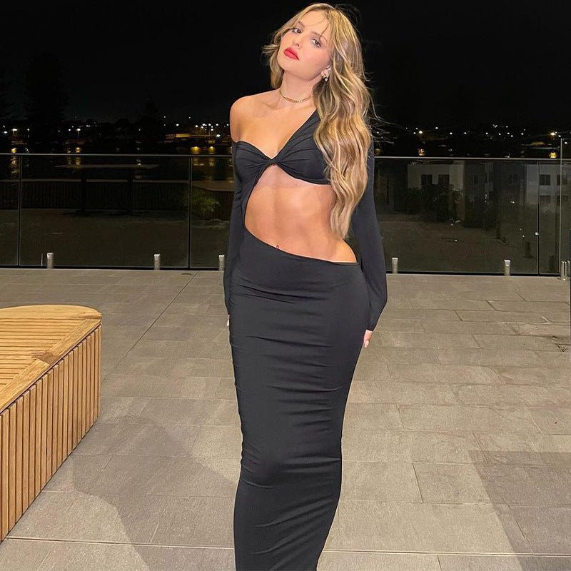Women Dresse Sexy Deep V-neck Dress