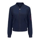 Women Trench Coat Bomber Jacket Women Baseball Jacket Spring and Autumn Flight Suit Long Sleeve Coat