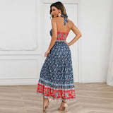 Women Date Dress Sexy Retro Floral Dress