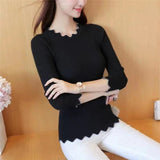 Women Knitwear Autumn and Winter round Neck Sweater