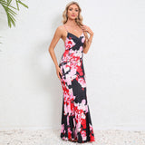 Women Date Dress Summer Sexy Slim Strap Fishtail Skirt