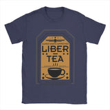 Men's T-Shirts Liber Tea Helldivers Game Vintage Cotton Tees