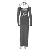 Women Dresses Autumn Sexy Backless Tube Top Dress
