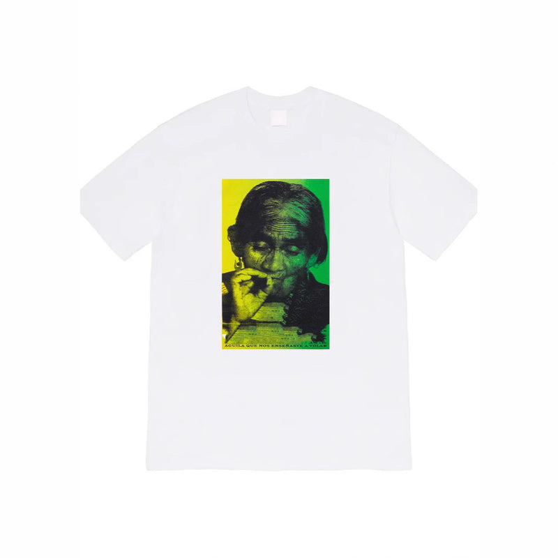 Mens T-shirts 19FW Aguila Granny Printed T-Shirt Cotton Bottom Shirt