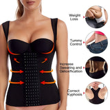 Shapewear tank tops Waist-cinching corset push-up vest