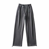 Women Sweatpants Fall Loose Track Pants Wide Leg Pants Casual Sweatpants