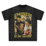 Asap Rocky T Shirts Travis Scott Short Sleeve Eminem ASAP TentacionT-Shirt