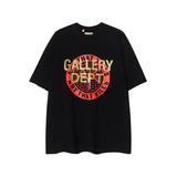 Gallery Dept T Shirts Men's Vintage Los Angeles Short-Sleeved T-shirt Gallery Dept Printed Loose
