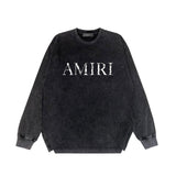 Amiri Long-Sleeve Shirt Vintage Distressed Long Sleeve T-shirt