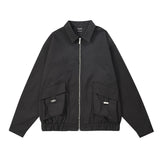 Men Jacket Coat Spring and Autumn Workwear Men's Ins Loose Flight Jacket