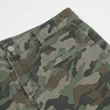 Men Sweatpants Camouflage Slacks Tooling Wide Leg Trousers Straight Pants