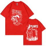 Rock Band The Exploited Retro Graphic Tee Shirt Punks
