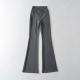 Women Sweatpants Casual Pants Autumn and Winter Bell-Bottom Pants