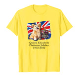 Inspired by Queen's Platinum Jubilee 2022 Elizabeth 70 Years T-shirt Th Anniversary Graphic Print Crew Neck Short Sleeve T-shirt
