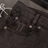 CHH Chrome Hearts Jeans Unisex Casual Loose Jeans