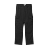 Men Sweatpants Mechanical Style Multi-Pocket Workwear Casual Trousers Zipper Straight Pants