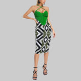 Women's Evening Dress Sling Dress Sexy Backless Hip Skirt