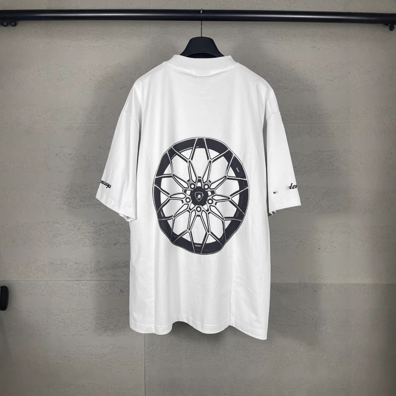 Men T-shirts Summer Paris Lamborghini T-shirts Short Sleeves Loose Casual