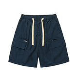 Men Shorts Retro Workwear Shorts Straight-Leg Pants Loose Leisure Pants