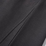 Men Sweatpants Solid Color Suit Pants Men's Summer Simplicity Loose Pleated Drawstring Straight Casual Trousers