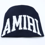 Amiri Hat Versatile Knitted Hat Fashion Wool Hat Doudou Cold Hat