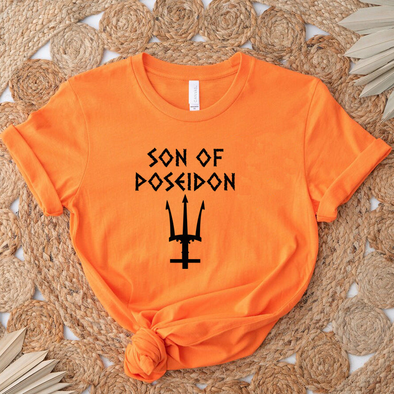Percy Jackson Harajuku Women T Shirts Cotton Son of Poseidon